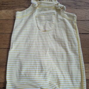 ⭐$7 WHEN BUNDLED ⭐Hanna Andersson Yellow and White Striped Kids Romper
